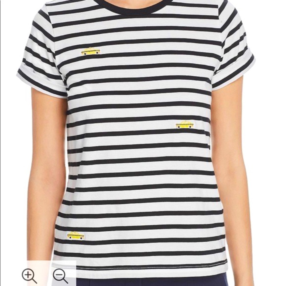 BNWT Kate Spade Striped Taxi Tee